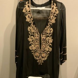 Ella Moss Embroidered Swim Tunic